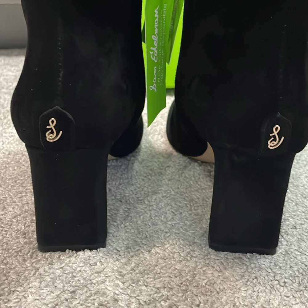 Sam Edelman Sylvia Boots in Black suede - Picture 8 of 13